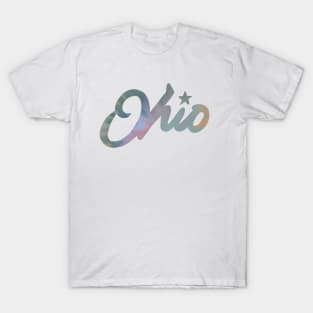 Ohio Tie Dye Retro State Welcome Sign T-Shirt